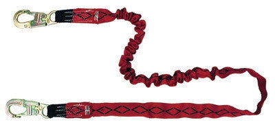 MSA 6' FP Diamond Single-Leg Energy-Absorbing Lanyard With LS Snaphook Harness And Anchorage Connections