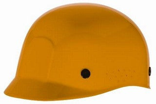 MSA Yellow Polyethylene Bump Cap With Low Profile Crown And Perforated Sides