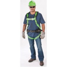 MSA Harness TechnaCurv Size Standard Pullover Style With Tongue Buckle Leg Straps Back D-Ring Chest D-Ring