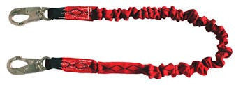 MSA 6' FP Diamond Expanyard Single-Leg Energy-Absorbing Lanyard With LS Snaphook Harness And Anchorage Connections