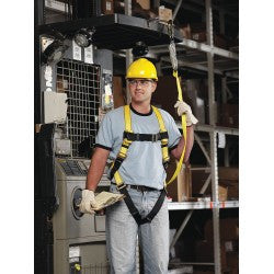 MSA X-Large Workman Vest Style Harness With Qwik-Fit Chest Strap, Leg Buckles And Back D-Ring