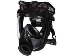 MSA Medium Advantage 4000 Single Port Hycar Facepiece With Nosecup, Without Adapter With Net Head Harness