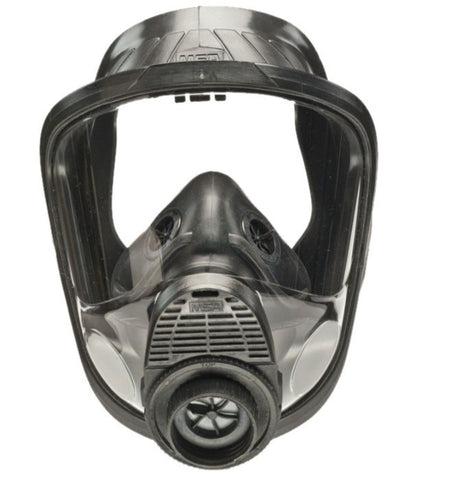 MSA Medium Advantage 4000 Single Port Silicone Facepiece With Nosecup, Without Adapter With Net Head Harness