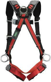 MSA EVOTECH Standard Full Body Harness With Back, Chest And Hip D-Rings, Quick Connect Chest And Leg Buckles, Shoulder And Leg Padding