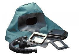 MSA Shoulder Length Abrasi-Blast Supplied Air Respirator Assembly With Hypalon Hood And 35-40 PSI Inlet Pressure