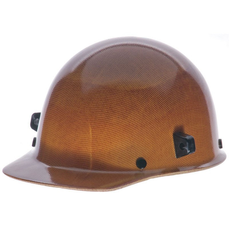 MSA Natural Tan Skullgard Class G Type I Phenolic Hard Cap With Fas-Trac Suspension And Welder's Lugs