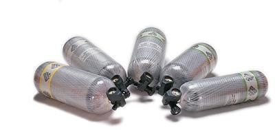 MSA Stealth L-30 2216 PSIG Low Pressure Carbon Cylinder And Valve For Supplied Air Systems With 30 Minute Air Supply