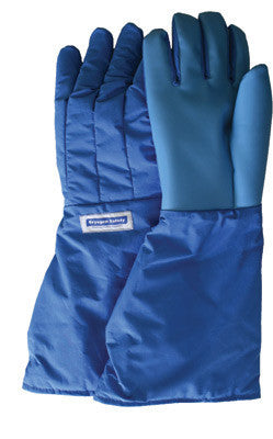 National Safety Apparel Medium Blue 14" - 15" Mid-Arm Length Cryogen Safety Gloves