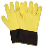 National Safety Apparel Regular 12" Reversed Kevlar Terrycloth Heat Resistant Gloves With Brown Duck Cuff