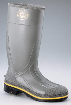 Servus by Honeywell Size 9 PRO Gray 15" Chemical Resistant Safety Kneeboots With Dual Compound Outsole And Steel Toe