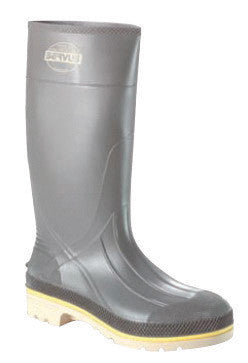 Servus by Honeywell Size 11 PRO+ Gray 15" Chemical Resistant Safety Kneeboots With Advanced Tread Sole And Steel Toe