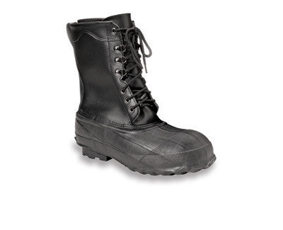 Servus by Honeywell Size 10 Servus Black Insulated Leather And Rubber Safety Pac Boots With Steel Toe