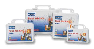 North 25 Person Weatherproof Plastic Bulk First Aid Kit