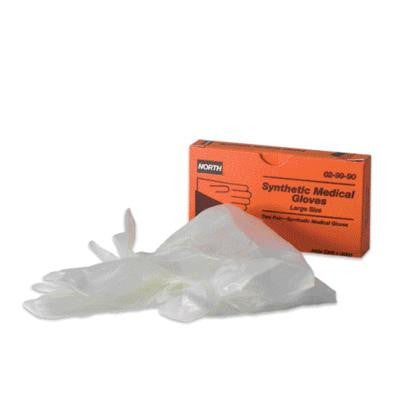 North White Latex Ambidextrous Non-Sterile Powder-Free Disposable Gloves (1 Pair Per Sealed Bag)
