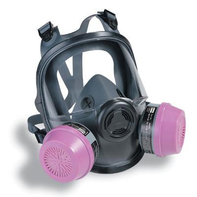 North Small Elastomeric 5400 Series Full Face Facepiece