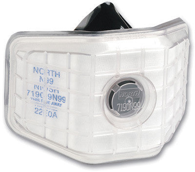 North 7190N99 Half Mask Welding  Air Purifying Respirator With Coaxial Valve System (One N99 Filter)