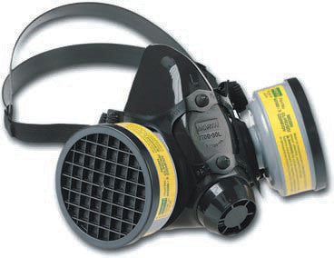 North Small Black Silicone 7700 Series Half Mask Facepiece