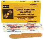 North 1" x 3" Latex-Free Woven Strip Adhesive Bandage (16 Per Bpx)