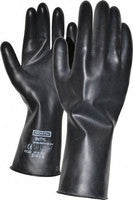 North 13 Mil Unsupported Butyl Glove With Smooth Finish And Beaded Cuff 11" - Size 10