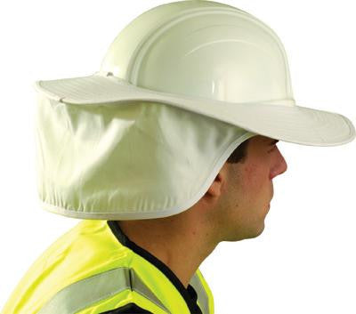 OccuNomix One Size Fits All White Cotton Hard Hat Shade