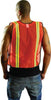 OccuNomix Regular Orange OccuLux Lightweight Polyester And Mesh Non-ANSI Economy Vest With Front Hook And Loop Closure, 1-3/8" Silver Gloss Tape On Orange Trim, Side Elastic Straps And 1 Pocket
