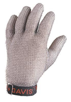 Perfect Fit X-Large Whiting + Davis By Chainex Full Hand Stainless Steel Reversible Mesh Cut Resistant Glove With Dome Fastener And Side Slit