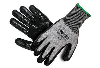 HexArmor Size 9 Black And Gray Level 6 Series SuperFabric Cut Resistant Gloves With Flat Nitrile Palm Coating