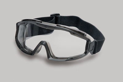 Radnor Indirect Vent Splash Goggles With Gray Low Profile Frame And Clear Lens