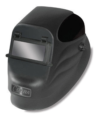 Radnor Black 45P Fixed Front Welding Helmet With 4 1/2" X 5 1/4" Shade 10 Passive Lens