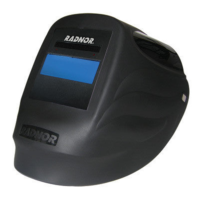 Radnor DV Series Black Welding Helmet With 5 1/4" X 4 1/2" DV35 Variable Shade 9-13 Auto-Darkening Lens