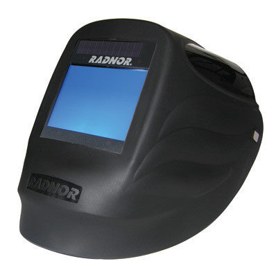 Radnor DV Series Black Welding Helmet With 5 1/4" X 4 1/2" DV81 Variable Shade 5-14 Auto-Darkening Lens