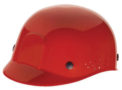 Radnor Red Polyethylene Bump Cap  With Adjustable Headband