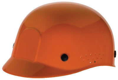 Radnor Orange Polyethylene Bump Cap  With Adjustable Headband