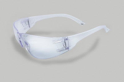 Radnor Classic Series Safety Glasses With Clear Frame And Clear Polycarbonate Anti-Scratch Lens