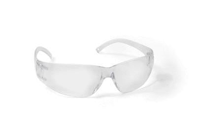 Radnor Classic Series Safety Glasses With Clear Frame And Clear Polycarbonate Anti-Fog Anti-Scratch Lens