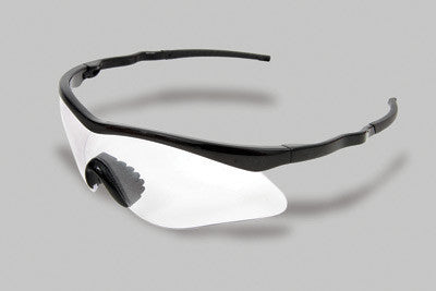 Radnor Sport Series Safety Glasses With Black Frame And Clear Anti-Scratch Lens