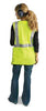 Radnor X-Large Yellow Lightweight Polyester Class 2 Break-Away Vest With Front Hook And Loop Closure, 2" 3M Scotchlite Reflective Tape Striping And 2 Pockets