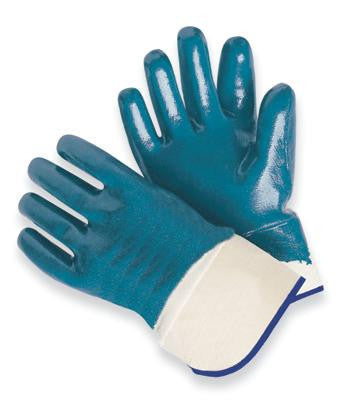 Radnor Large Heavy Weight Nitrile Fully Coated Jersey Lined Work Glove With Safety Cuff (144 Pair Per Case)