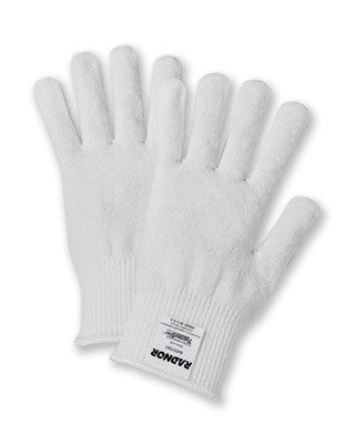 Radnor White ThermaStat Polyester Insulating Cold Weather Gloves With Knit Wrist