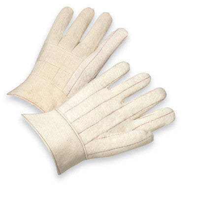 Radnor Medium-Weight Nap-Out Hot Mill Glove With Band Top Cuff