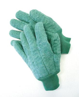 Radnor Men's Green 18 Ounce Fleece Chore Gloves With Knitwrist