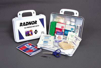 Radnor Water-Resistant Plastic First Aid Kit