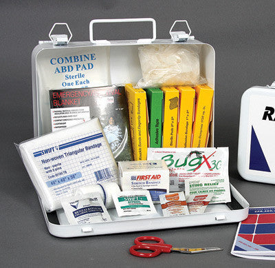 Radnor 6 Person Vehicle First Aid Kit In Metal Case