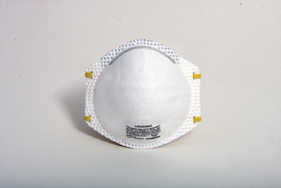 Radnor N95 Particulate Disposable Respirator With Adjustable Nose Clip - NIOSH 42CFR84 (20 Each Per Box)