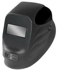 Radnor Black 24P Fixed Front Welding Helmet With 2" X 4 1/4" Shade 10 Passive Lens