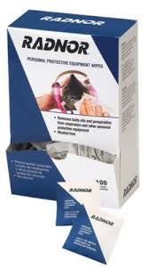 Radnor 5" X 8" Respirator Wipes With Alcohol (100 Per Box)