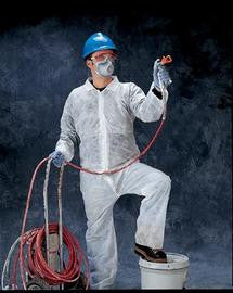 Radnor X-Large White Spunbond Polypropylene Disposable Coveralls With Front Zipper Closure