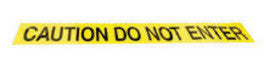 Radnor 3" X 1000' Yellow 2 Mil Barricade Tape "Caution Do Not Enter"