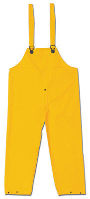 River City Garments 3X Yellow Classic .35 mm Polyester And PVC Rain Bib Pants With Snap Fly Closure