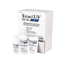 STOKO 0.25 Ounce (7gm) UV SPF 30 Single Application Sunscreen Lotion In Wall Mounted Dispenser Box (50 Per Case)